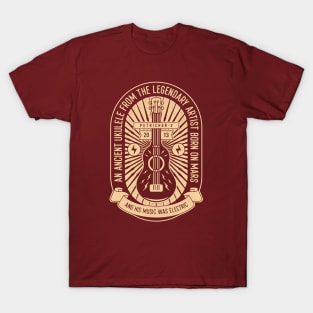 Space Ancient Ukulele Crest T-Shirt